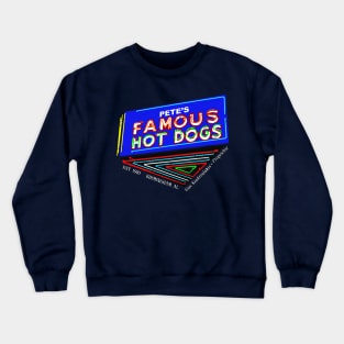 PETE'S FAMOUS HOT DOGS Crewneck Sweatshirt